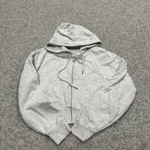 Women’s Large Garage cropped zip-up hoodie